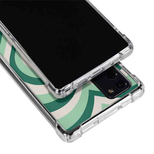 Lucky Heart Pattern Galaxy Note20 5G Clear Case