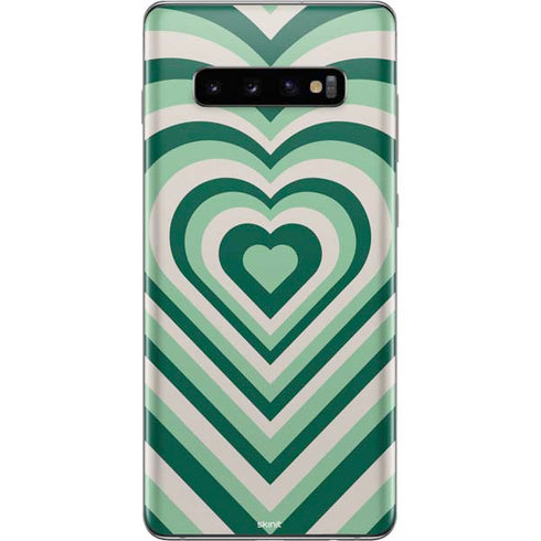 Lucky Heart Pattern Galaxy S10 Plus Skin