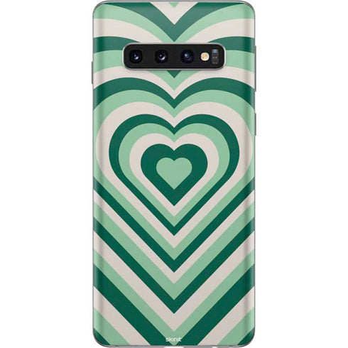 Lucky Heart Pattern Galaxy S10 Skin