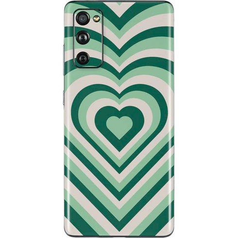 Lucky Heart Pattern Galaxy S20 Fan Edition Skin