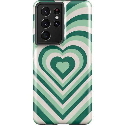 Lucky Heart Pattern Galaxy S21 Ultra 5G Pro Case