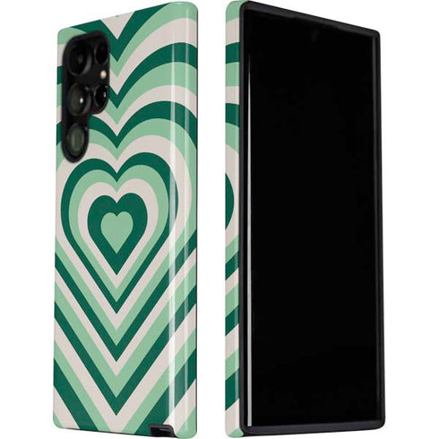 Lucky Heart Pattern Galaxy S22 Ultra Pro Case