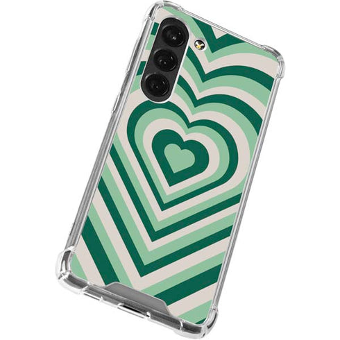 Lucky Heart Pattern Galaxy S23 Clear Case