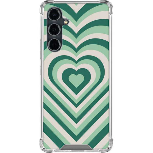 Lucky Heart Pattern Galaxy S23 FE Clear Case