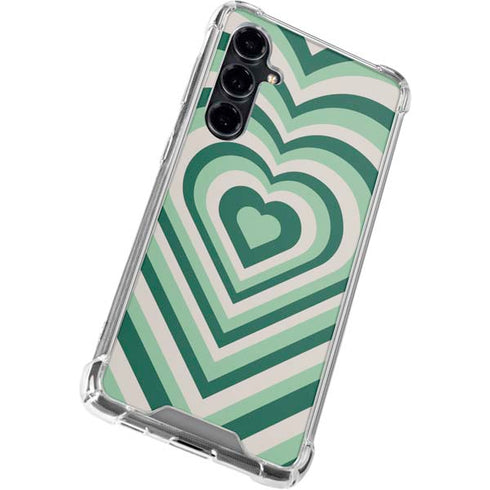 Lucky Heart Pattern Galaxy S23 FE Clear Case