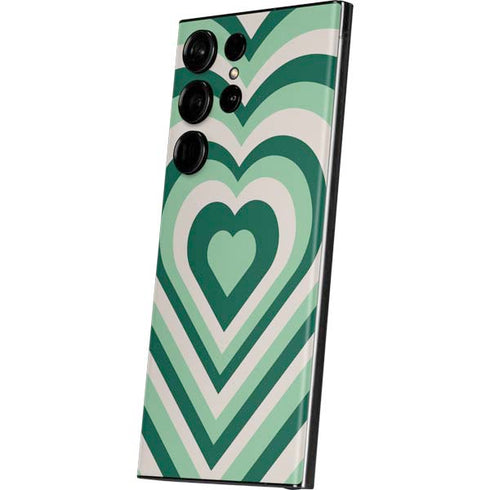 Lucky Heart Pattern Galaxy S23 Ultra Skin