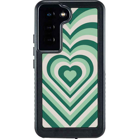 Lucky Heart Pattern Galaxy S23 Waterproof Case