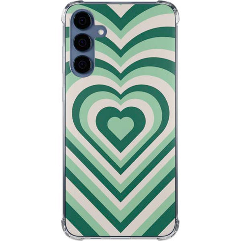 Lucky Heart Pattern Galaxy S24 Clear Case