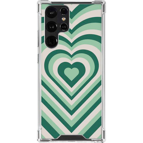 Lucky Heart Pattern Galaxy S24 Ultra Clear Case