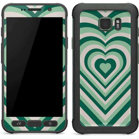 Lucky Heart Pattern Galaxy S7 Active Skin