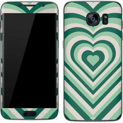 Lucky Heart Pattern Galaxy S7 Skin