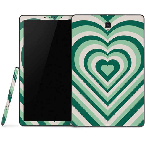 Lucky Heart Pattern Samsung Galaxy Tab Skin