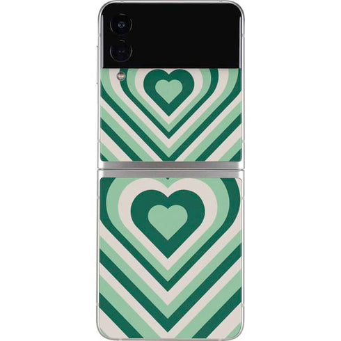 Lucky Heart Pattern Galaxy Z Flip4 5G Skin