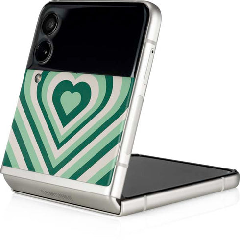 Lucky Heart Pattern Galaxy Z Flip4 5G Skin