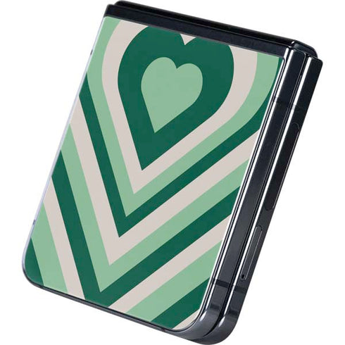 Lucky Heart Pattern Galaxy Z Flip5 5G Skin