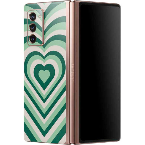 Lucky Heart Pattern Galaxy Z Fold2 5G Skin