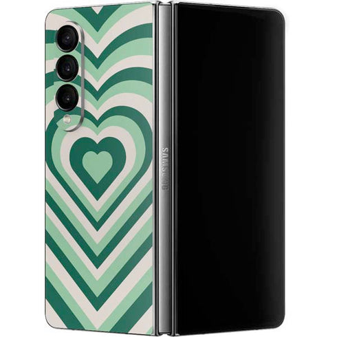 Lucky Heart Pattern Galaxy Z Fold4 5G Skin
