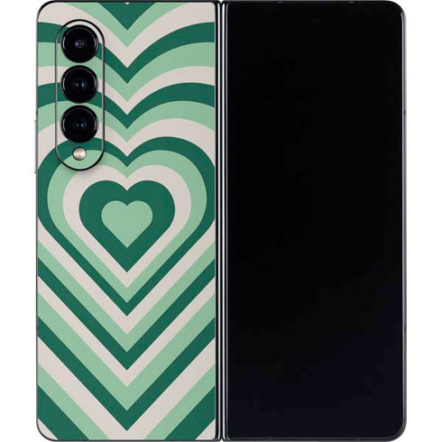 Lucky Heart Pattern Galaxy Z Fold4 5G Skin