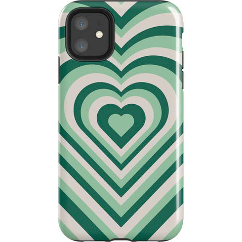 Lucky Heart Pattern iPhone 11 Impact Case
