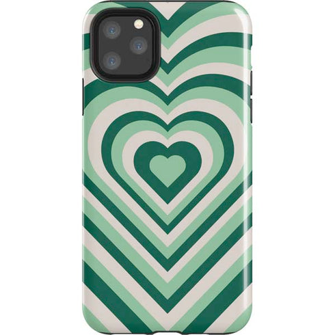 Lucky Heart Pattern iPhone 11 Pro Max Impact Case