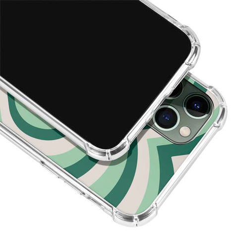 Lucky Heart Pattern iPhone 12 Pro Clear Case
