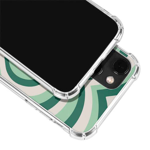 Lucky Heart Pattern iPhone 13 Clear Case