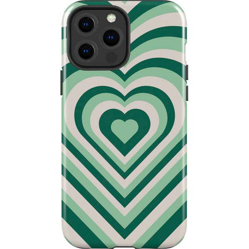Lucky Heart Pattern iPhone 13 Pro Max Impact Case