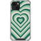 Lucky Heart Pattern iPhone 14 Clear Case