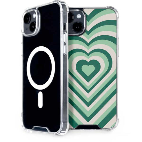 Lucky Heart Pattern iPhone 15 Plus MagSafe Case