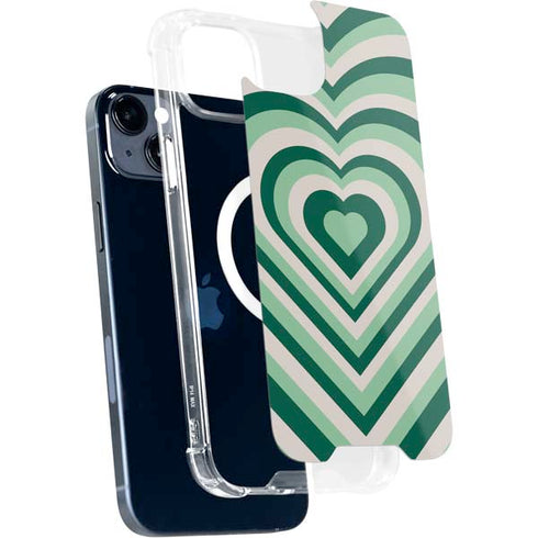 Lucky Heart Pattern iPhone 14 Plus MagSafe Case