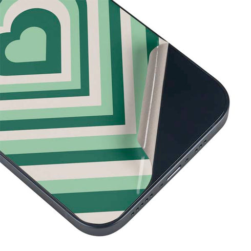 Lucky Heart Pattern iPhone 15 Plus Skin