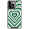 Lucky Heart Pattern iPhone 14 Pro Clear Case
