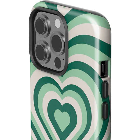 Lucky Heart Pattern iPhone 15 Pro Impact Case