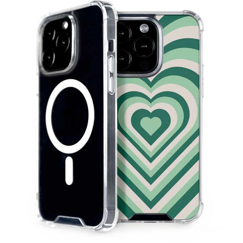Lucky Heart Pattern iPhone 15 Pro MagSafe Case