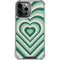 Lucky Heart Pattern iPhone 14 Pro Max Clear Case