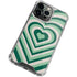 Lucky Heart Pattern iPhone 14 Pro Max Clear Case
