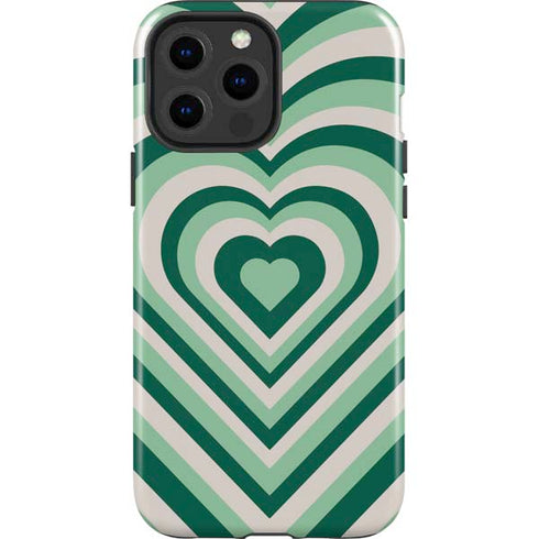 Lucky Heart Pattern iPhone 14 Pro Max Impact Case