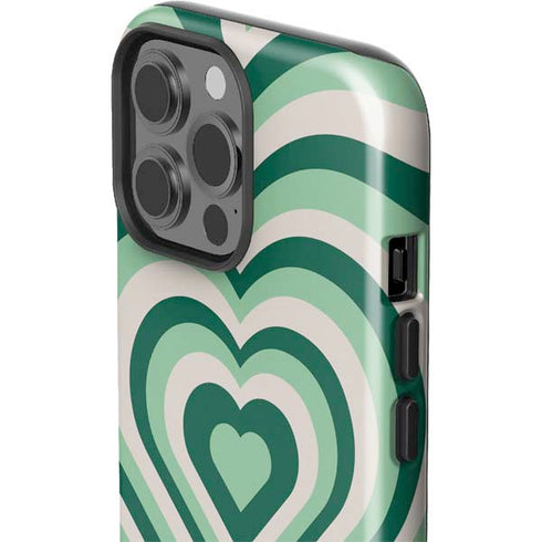 Lucky Heart Pattern iPhone 14 Pro Max Impact Case