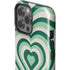 Lucky Heart Pattern iPhone 14 Pro Max Impact Case
