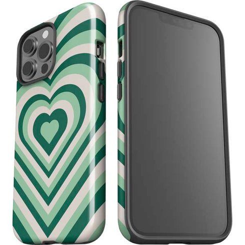 Lucky Heart Pattern iPhone 15 Pro Max Impact Case