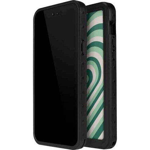 Lucky Heart Pattern iPhone 14 Pro Max Waterproof Case
