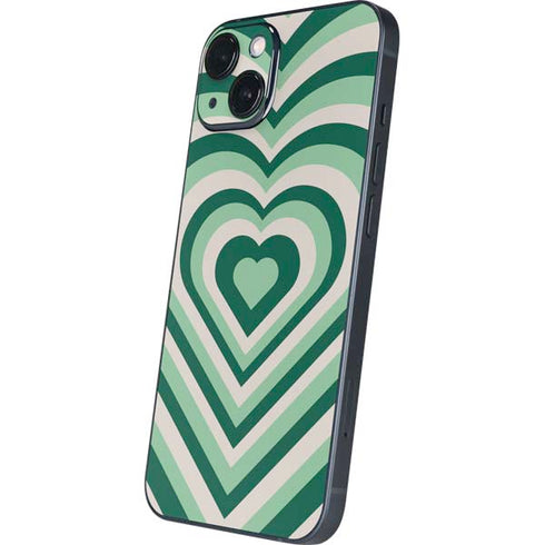 Lucky Heart Pattern iPhone 15 Skin