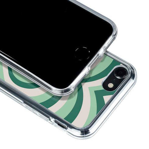 Lucky Heart Pattern iPhone SE (2nd & 3rd Gen) Clear Case