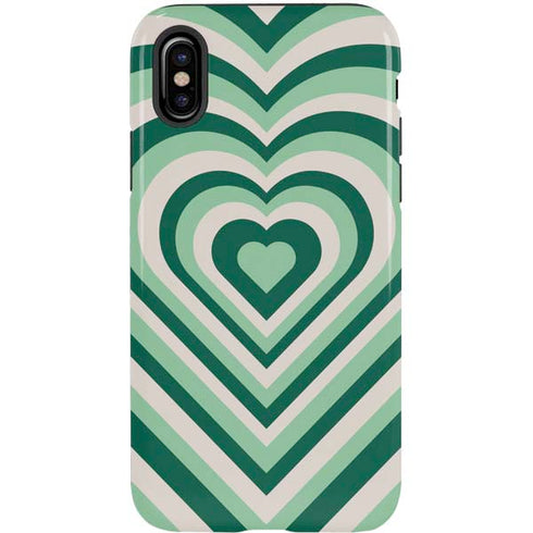 Lucky Heart Pattern iPhone X Pro Case