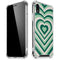 Lucky Heart Pattern iPhone XR Clear Case