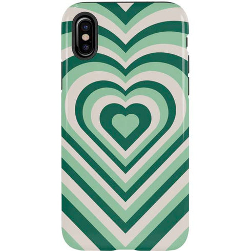 Lucky Heart Pattern iPhone XS Pro Case