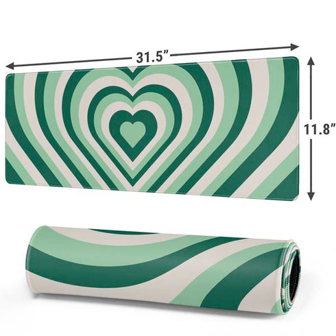 Lucky Heart Pattern Gaming Mouse Pad