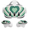 Lucky Heart Pattern Meta Quest 3 Skin