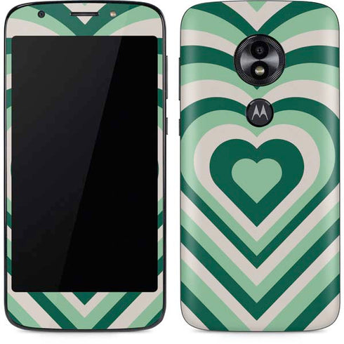 Lucky Heart Pattern Moto E5 Play Skin