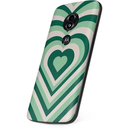 Lucky Heart Pattern Moto E5 Play Skin